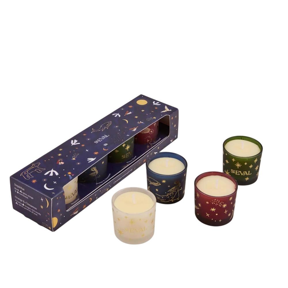 St Eval Christmas Votive Gift Set